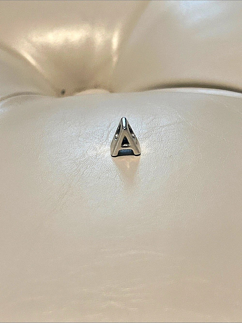 Sterling Silver A charm